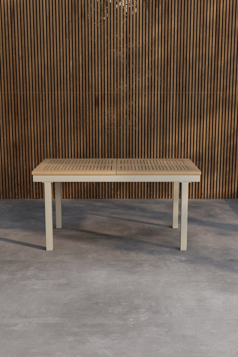 Nohr Tuintafel Taysha Teakhout, 160 x 90cm - Naturel - ThatLyfeStyle