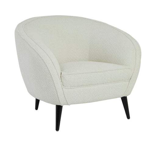 Light & Living Fauteuil Almond Bouclé - Crème