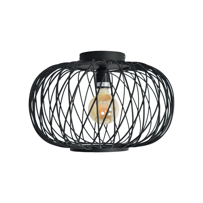 Urban Interiors Plafondlamp Twist Ø37cm - Zwart