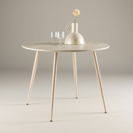 Nohr Ronde Eettafel Quennel 100cm - Whitewash