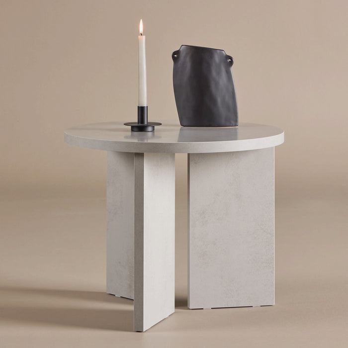Nohr Ronde Salontafel Zeeshan 55cm - Zilver