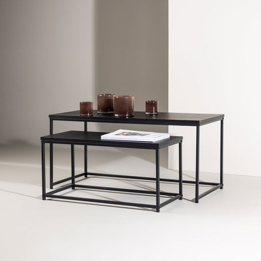 Nohr Salontafel Keonte Set van 2 stuks - Zwart