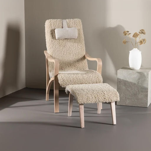 Nohr Fauteuil Tandra Sheep, Met voetenbank