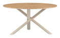 Nohr Ronde Tuintafel Constantina Teakhout, Ø140cm - Naturel/Beige
