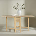 Nohr Inklapbare Eettafel Kaely Rubberhout, 110/150 x 80cm - Naturel