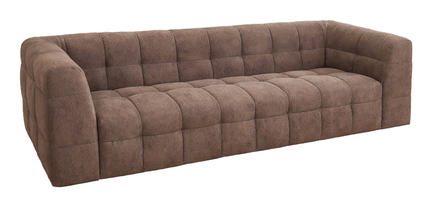 Nohr 3-zits Bank Ashlay 238cm - Bruin