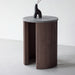 Nohr Ronde Bijzettafel Phallon 40cm - Mokka/Betonlook