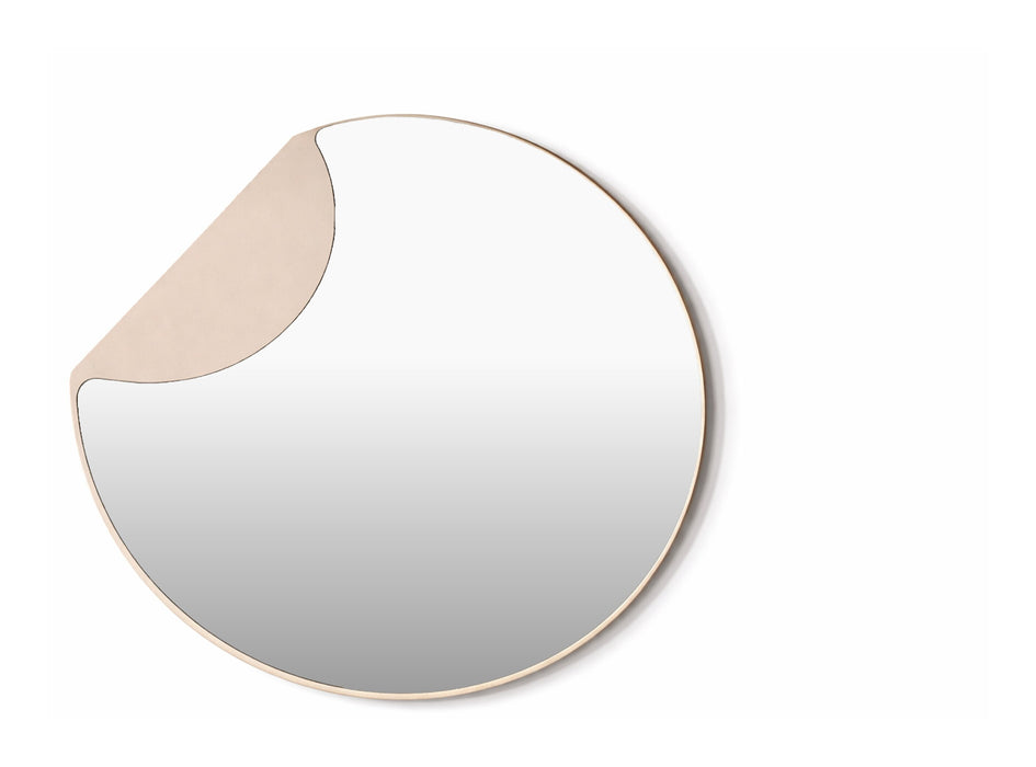 Nohr Ronde Spiegel Amberly Ø70cm - Beige - Organisch