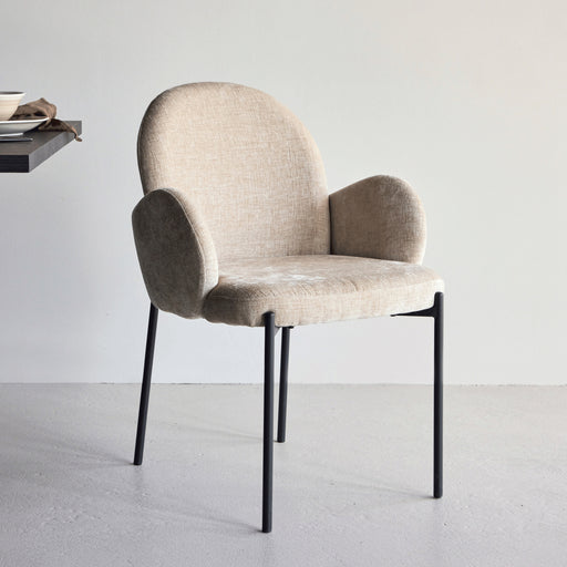 Nohr Eetkamerstoel Katisha Linnenlook - Beige