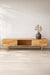 Nohr TV-meubel Ambre Rubberhout, 200cm - Naturel - ThatLyfeStyle