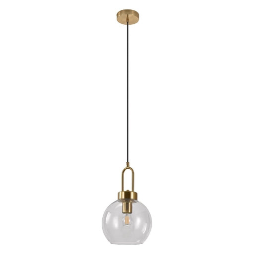 Nest of Nora Hanglamp Karin - helder glas - Ø20 cm - Brass