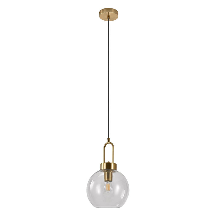 Nest of Nora Hanglamp Karin - helder glas - Ø20 cm - Brass