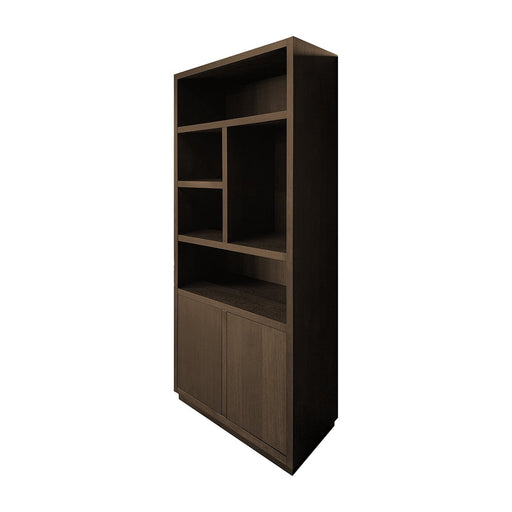 Richmond Boekenkast Oakura 220x100cm - Bruin - ThatLyfeStyle