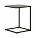 MUST Living Laptoptafel Mont Blanc Basalt, 40 x 40cm - Zwart - Vierkant