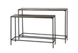 Light & Living Sidetable Hartsville, set van 2 stuks, donker bruin brons
