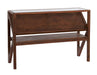 Light & Living Sidetable Yuki Acaciahout en glas, 119cm - Bruin
