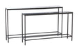 Light & Living Sidetable Morena Agaat, Set van 2 stuks - Zwart