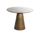 Light & Living Ronde Eettafel Rianne Marmer, 100cm - Brons