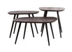 Light & Living Salontafel Viejo Hout en metaal, Set van 3 stuks - Organisch