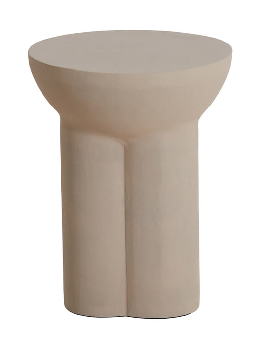Light & Living Bijzettafel Ossana 39cm - Mat Zand - Rond