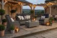 Garden Collections New Castle stoel-bank loungeset 4-delig - 6887