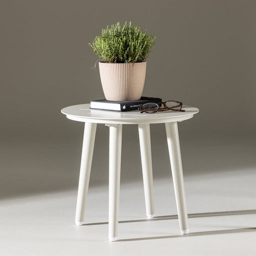 Nohr Ronde Outdoor Bijzettafel Adon 40cm - Beige - ThatLyfeStyle
