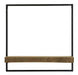 Light & Living Wandplank Maddison 50cm - Donkerbruin