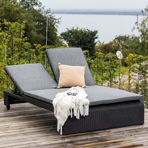 Nohr Ligbed Kha 2-persoons - Zwart - ThatLyfeStyle