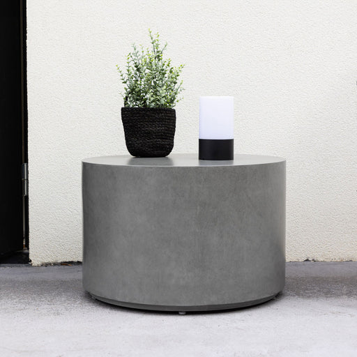 Nohr Ronde Outdoor Bijzettafel Jorja 60cm - Grijs - ThatLyfeStyle