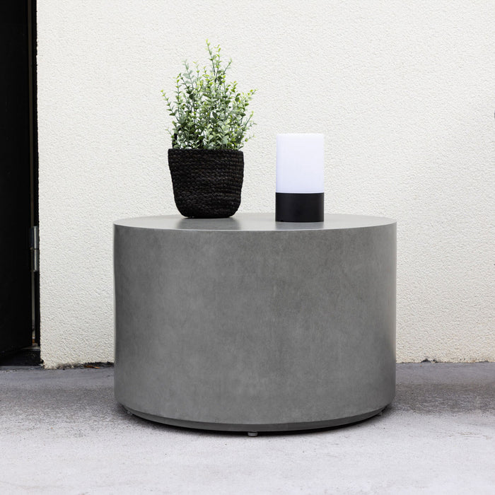 Nohr Ronde Outdoor Bijzettafel Jorja 60cm - Grijs - ThatLyfeStyle