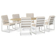 Lifestyle Alessio/Bradford 240x120 cm dining tuinset 7-delig