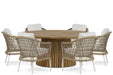 Coco Bali/Fungo 180 cm dining tuinset 7-delig