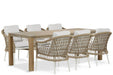 Coco Bali/Bristol 220 cm dining tuinset 7-delig