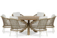 Coco Bali/Sand City 160 cm dining tuinset 7-delig