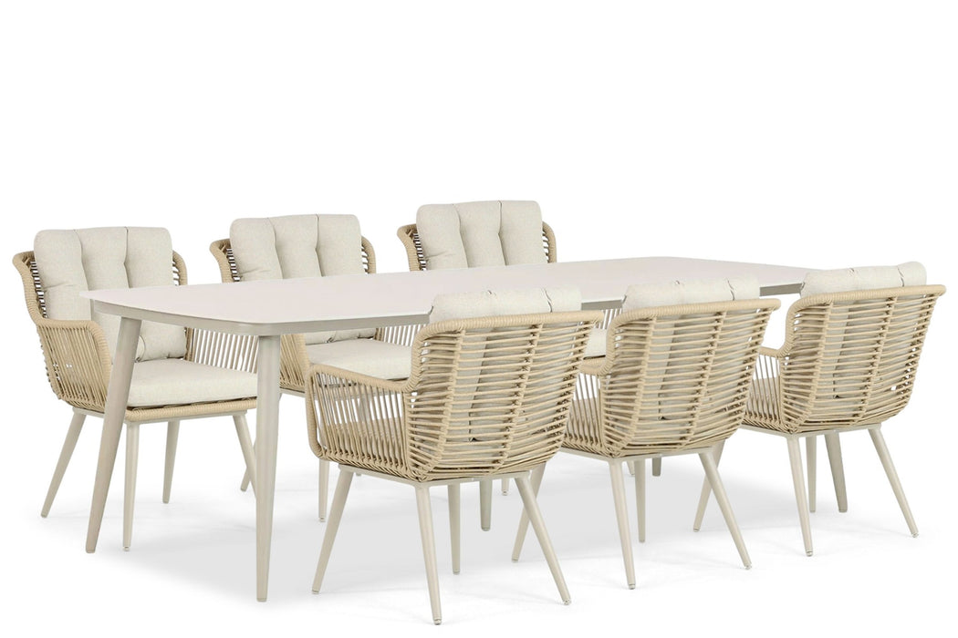 Coco Custa/Vienna 240 cm dining tuinset 7-delig - 22840