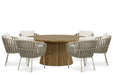 Coco Elara/Fungo 180 cm dining tuinset 7-delig