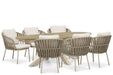 Coco Elara/Brookline 240x120 cm dining tuinset 7-delig