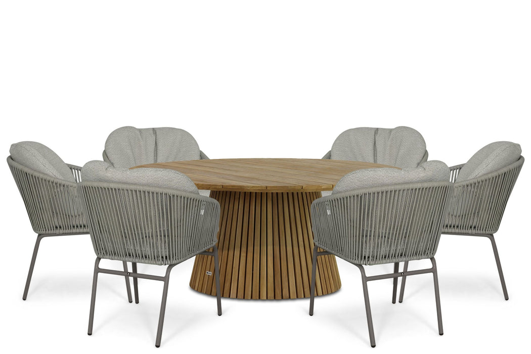 Coco Livo/Fungo 180 cm dining tuinset 7-delig