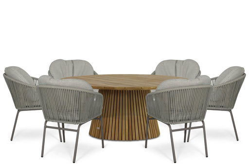 Coco Livo/Fungo 180 cm dining tuinset 7-delig