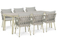 Coco Oliva/Tavano 220x90 cm dining tuinset 7-delig
