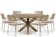 Coco Penya/Sand City 160 cm dining tuinset 7-delig