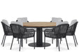 Coco Puerto/Salerno 160 cm dining tuinset 7-delig