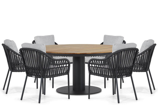 Coco Puerto/Salerno 160 cm dining tuinset 7-delig