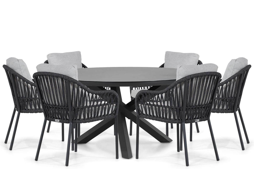 Coco Puerto/Livorno 150 cm dining tuinset 7-delig