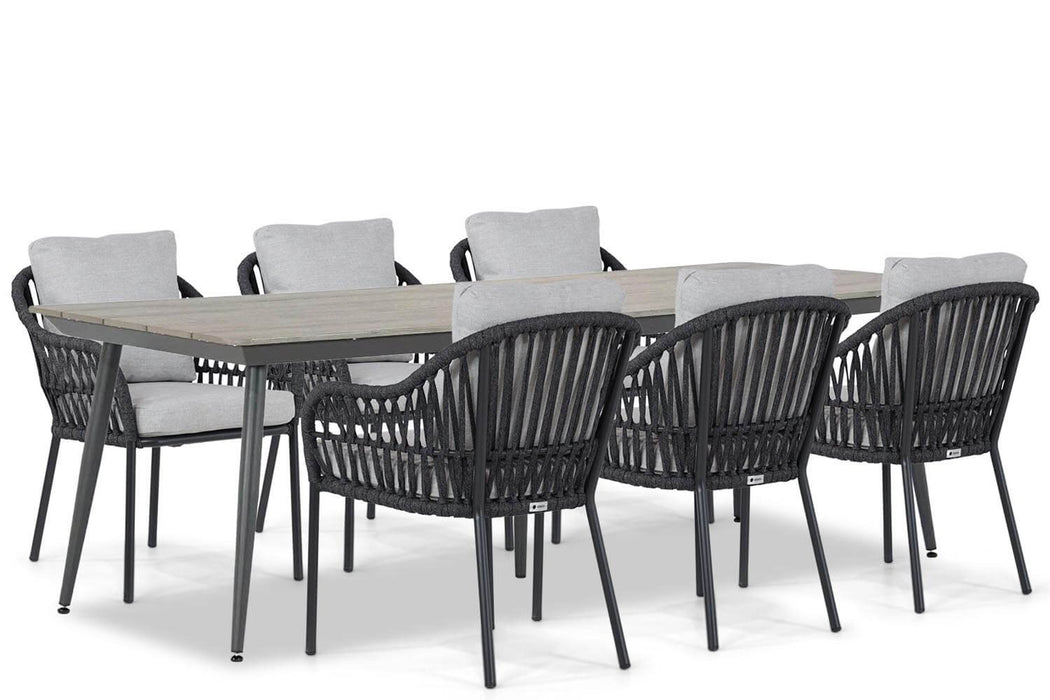 Coco Puerto/Matale 240 cm dining tuinset 7-delig