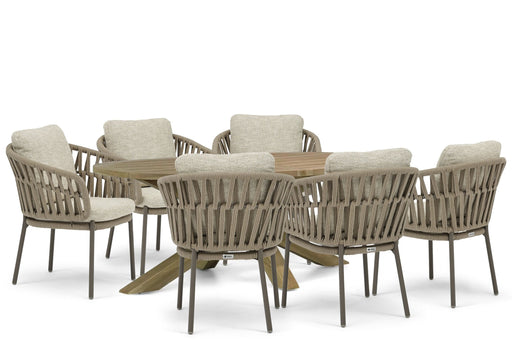 Coco Viento/Boston 240x120 cm dining tuinset 7-delig