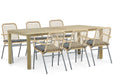 De Laan Catalone/Weston 210 cm dining tuinset 7-delig - 24556