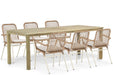 De Laan Catalone/Weston 210 cm dining tuinset 7-delig - 24563