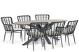 De Laan Toledo/Matara 220 cm dining tuinset 7-delig - 24542