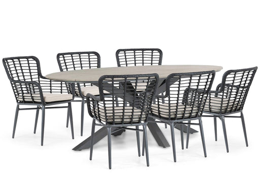 De Laan Toledo/Matara 220 cm dining tuinset 7-delig - 24542